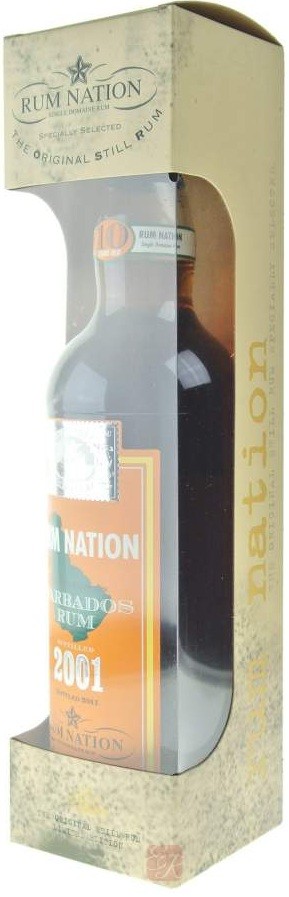 Ром «Rum Nation», Barbados 10 Years Old, gift box, 0.7 л