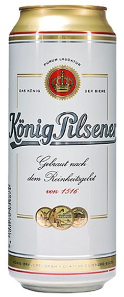 Пиво «Konig» Pilsener, in can, 0.5 л
