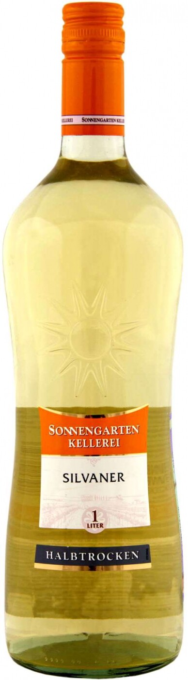Вино Sonnengarten Kellerei, Silvaner Halbtrocken, 2013, 1 л